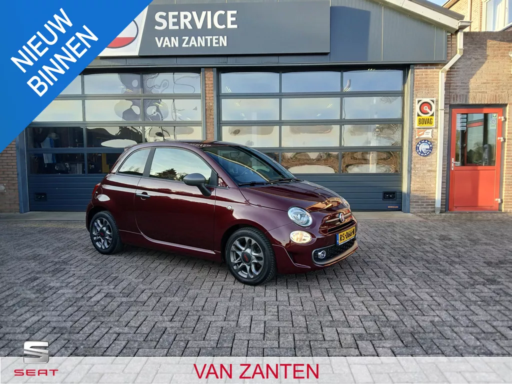 Fiat 500 0.9 TwinAir Turbo Sport + Lederen bekleding + Navigatie + Beats audio etc.etc.