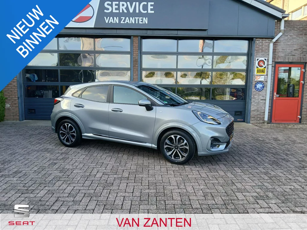 Ford Puma 1.0 EcoBoost Hybrid ST-Line + afneembare Trekhaak.
